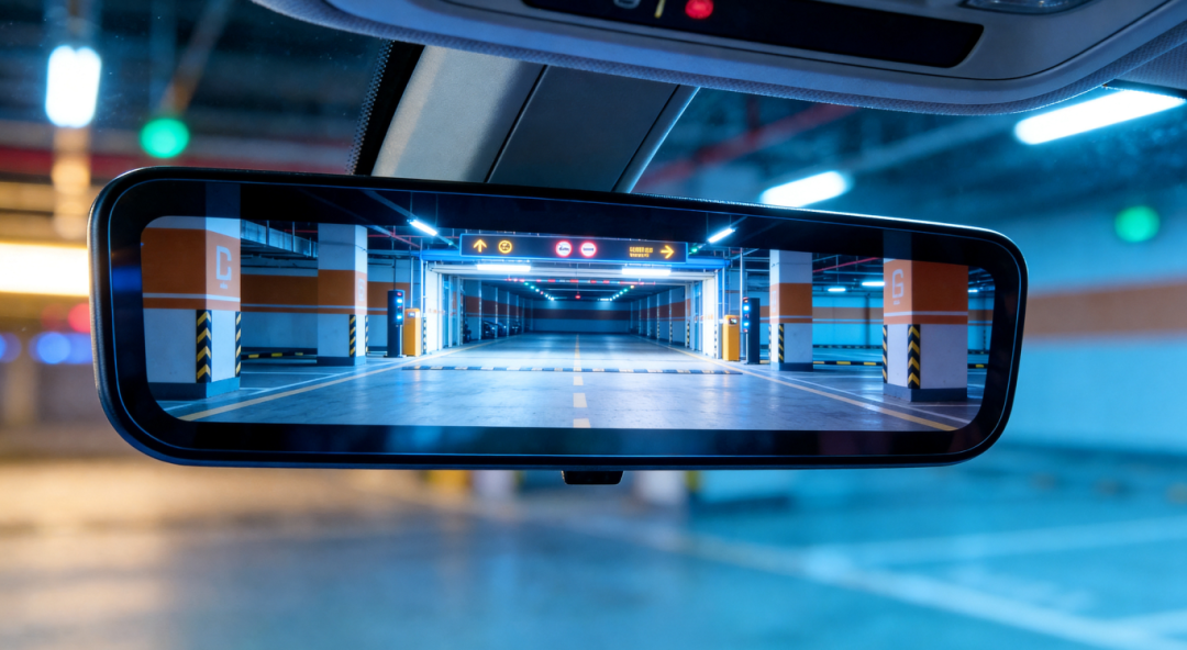 Ultra-Clear, Wide-Angle Visibility Digital Rearview Mirrors