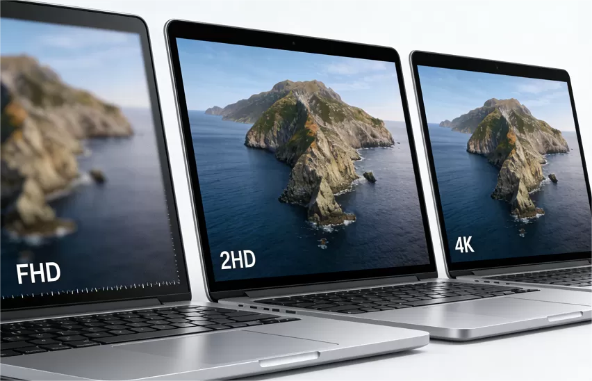 Is Your Resolution Not Enough? A Clear Guide to FHD, 2K, and 4K Notebook Display Differences