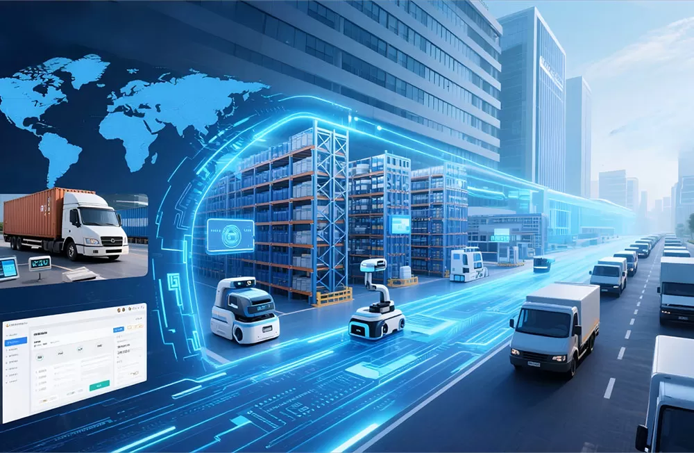 Supply Chain Concept Diagram (Procurement to Delivery)